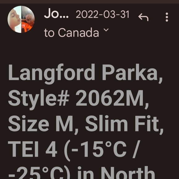 CANADA GOOSE PARKA JACKET - Picture 8 of 17